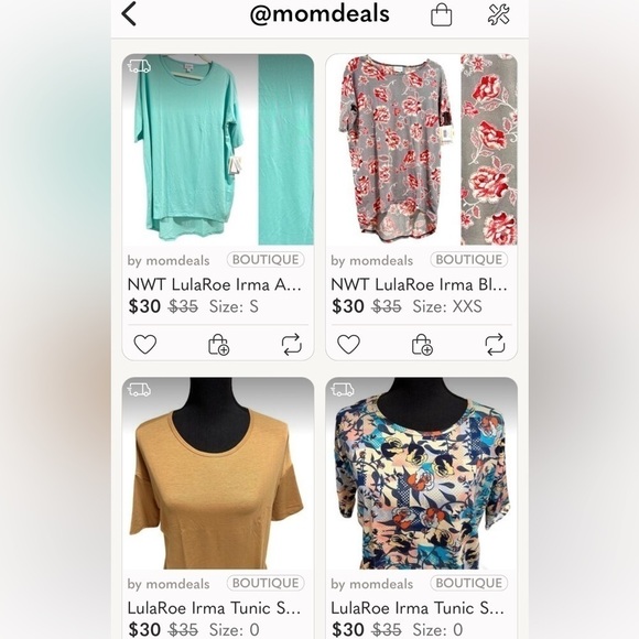 LulaRoe Irma Mid-Sleeve Stretchy High-Low Tunic Top Loose Fit Modest XXS-XS-S-M - Picture 11 of 13